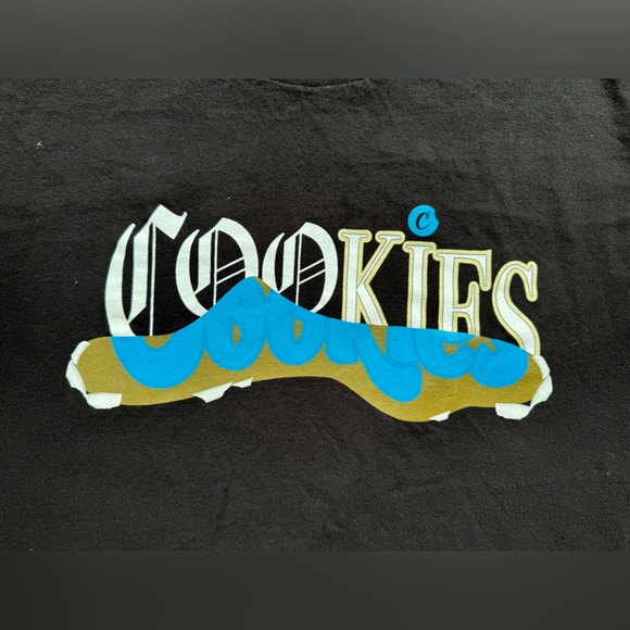 Cookies Graphic Logo Upper Echelon Black T-Shirt - Picture 2 of 12